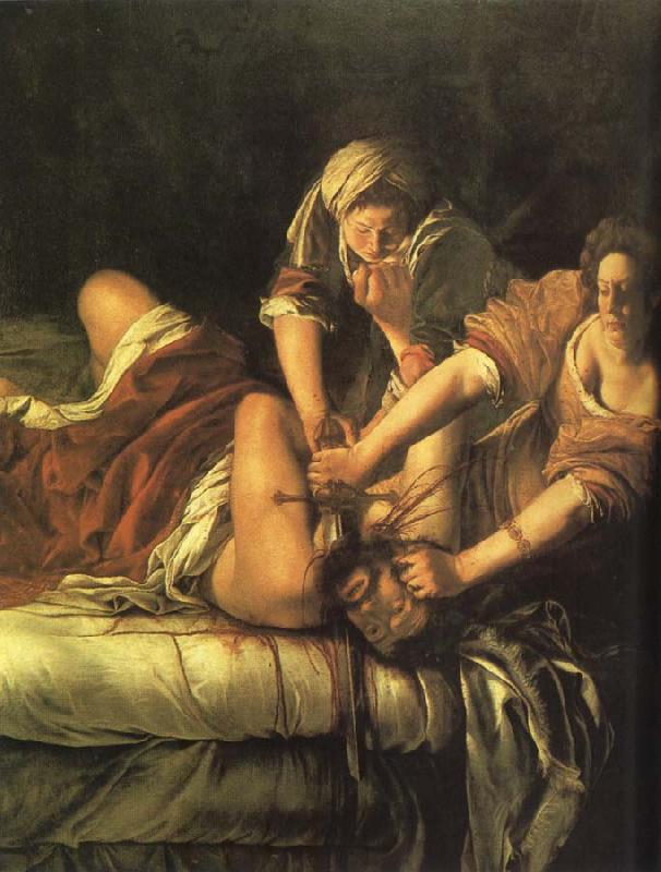Artemisia gentileschi Judith and Holofernes oil painting picture